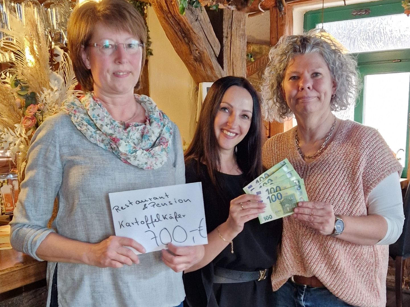 Spende Restaurant &amp; Pension Kartoffelkäfer / 700 Euro